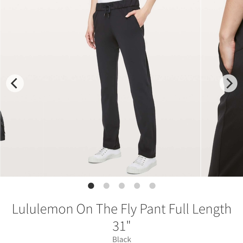 Lululemon On The Fly Pant 31"